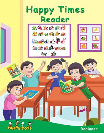 book3- Happy Times Reader - Beginner ISBN 9788194081524 - Junior Kindergarten