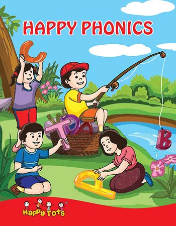book4- Happy Phonics Book ISBN 9788193899724 - Junior Kindergarten