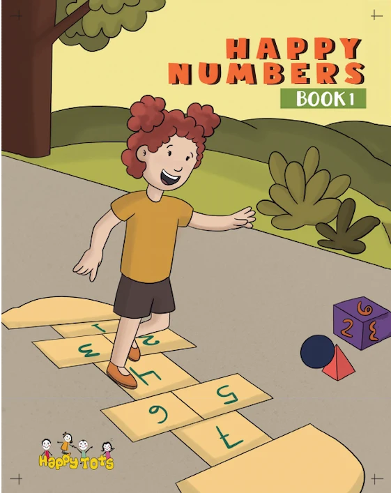 happy numbers book 1 | Kids book - VBH Publishers