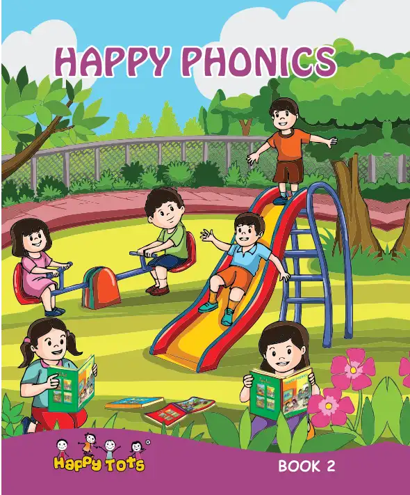 Happy Phonics Book 2 - Junior Kindergarten Books - Junior kg Books list - Kids book| VBH Publishers