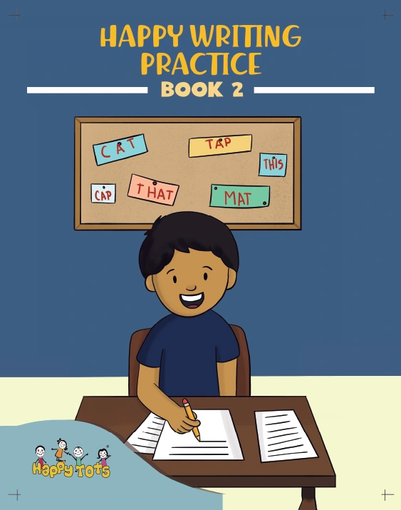 Happy Writing Practice Book | Junior KG Books | Junior KG Worksheet - VBH Publishers