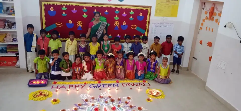 Diwali Celebration at Kanchi Sri Sankara | Kids Activities | Kids Book Publisher in Chennai