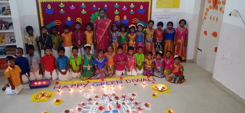 Diwali Celebration at Kanchi Sri Sankara | Kids Activities | Book Publisher | VBH Publishers