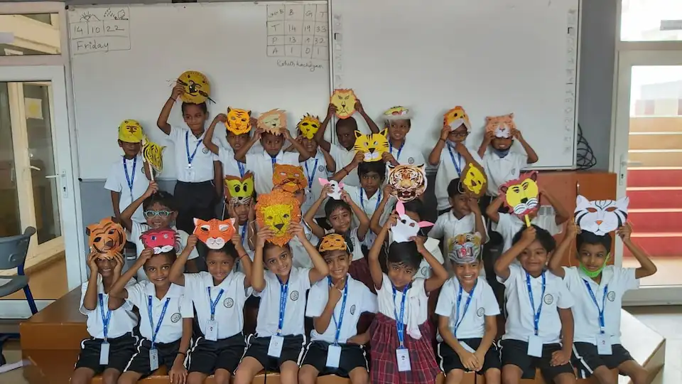 Chettinad Public School Karaikudi - Kids Activities VBH Publisher - Best Kids Book Publisher | Lion & Tiger Mask Activities