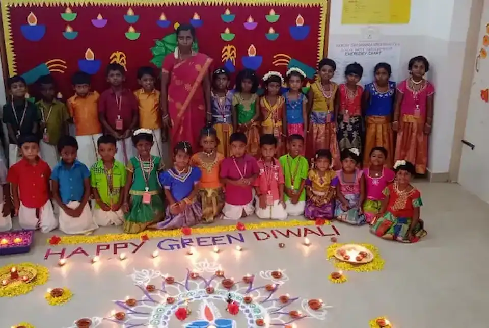 Diwali Celebration At Kanchi Sri Sankara | VBH Publishers