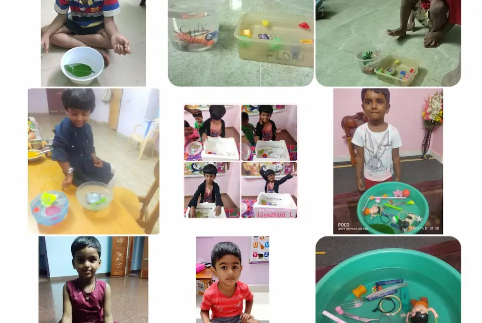 Float & Sink Experiment at Chettinad Public School | VBH Publishers in Chennai | Kids book