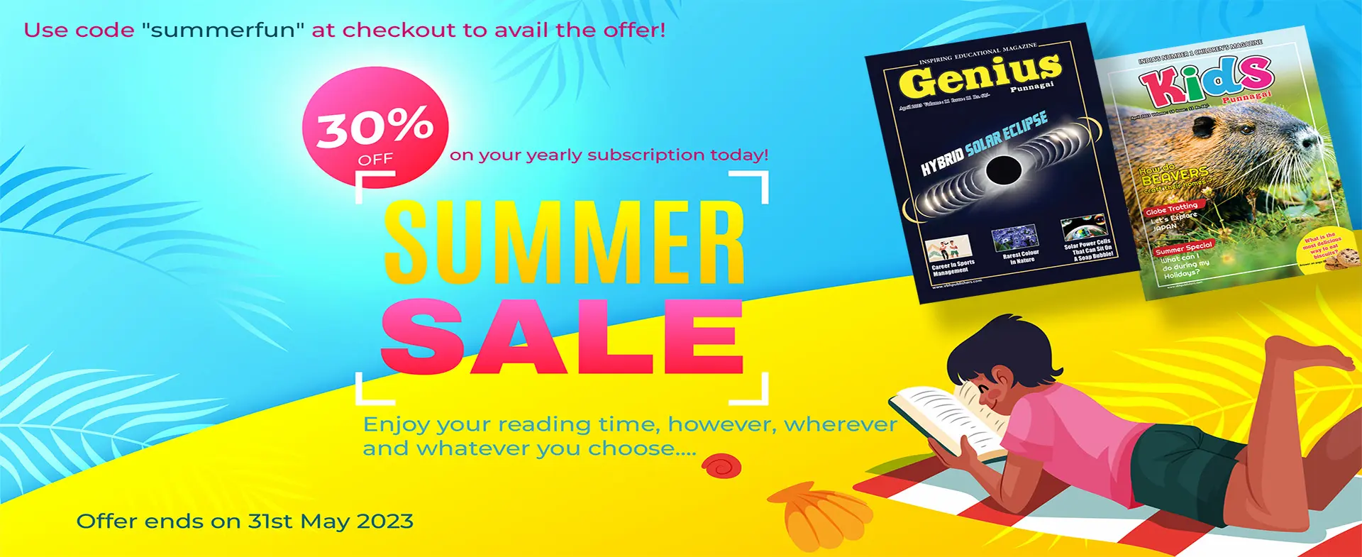 Kids and Genius punnagi with summer sale